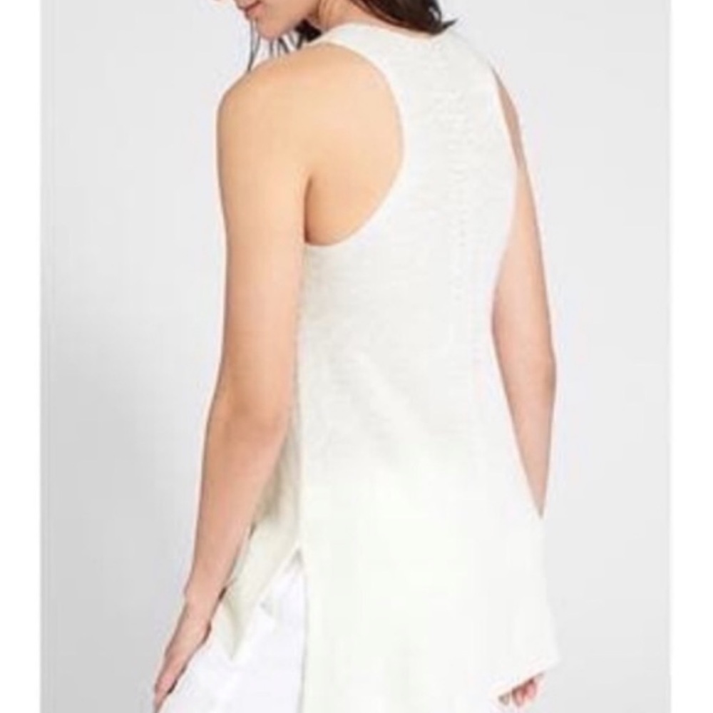 Athleta | Escondida |‎ Linen Blend Sweater Tank Top - Picture 2 of 16